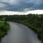 Река Пянда. Вид с автомобильного моста